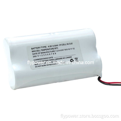 Ni-CD Battery 4.8V D4000mAh Rechargeable Battery for Emengency Lighting (FD-D4000)